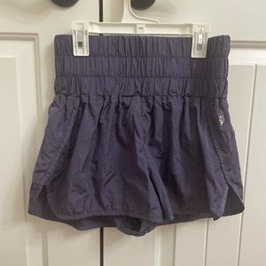 Purple Free People The Way Home Shorts